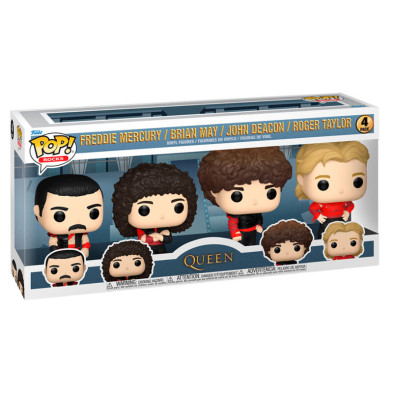 Blister 4 figuras POP Queen